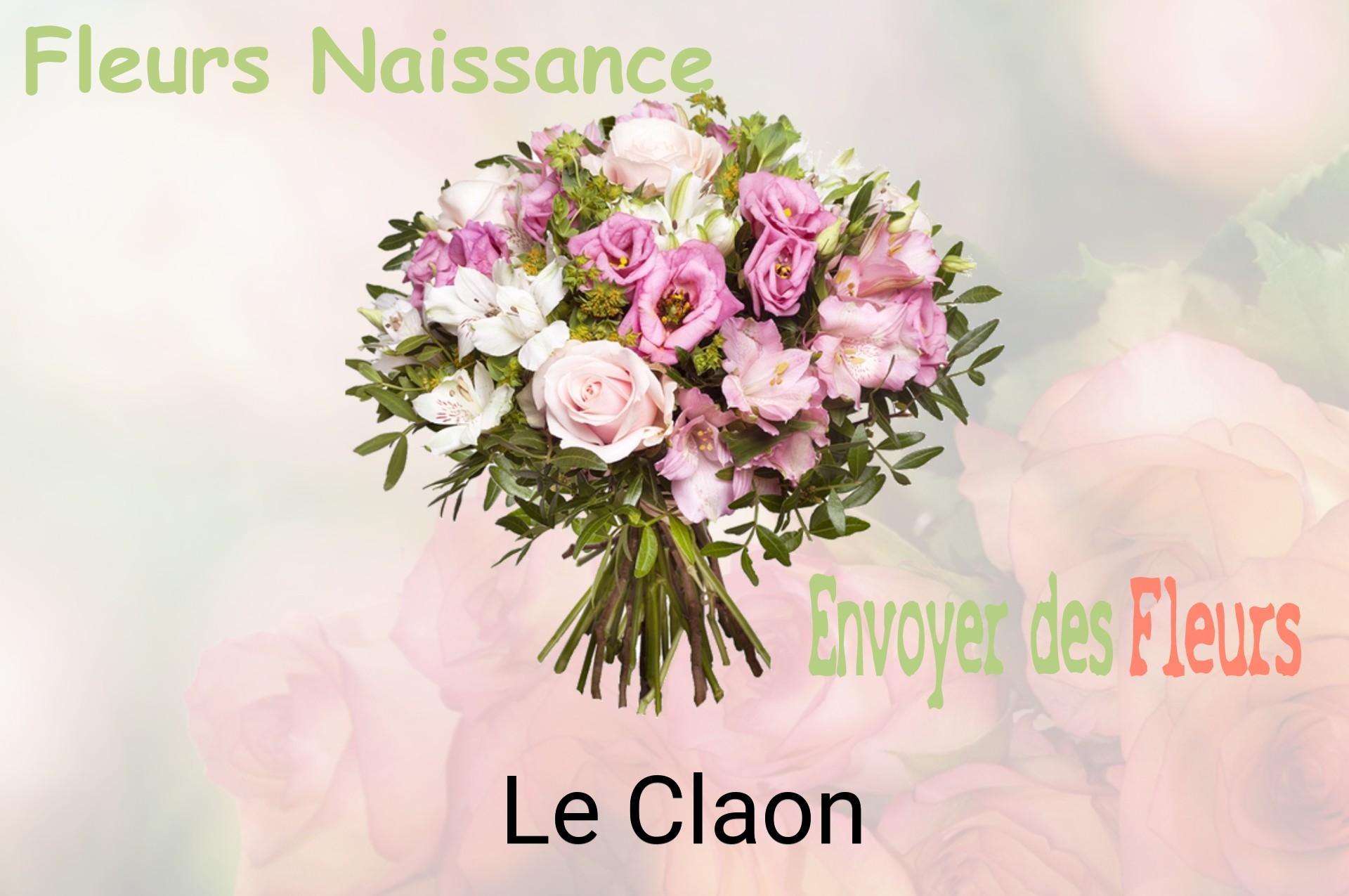 Bouquet de fleurs de naissance livré à Le Claon